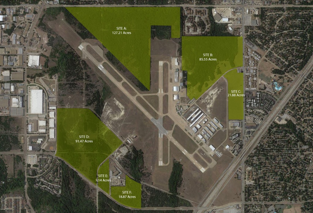 Dallas Executive Airport Land Map Non Aeronautical