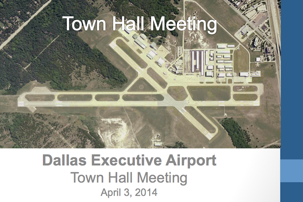 Dallas Executive Airport Town Hall Meeting Presentation